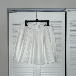 ADIKA White Pleated Tennis Skirt